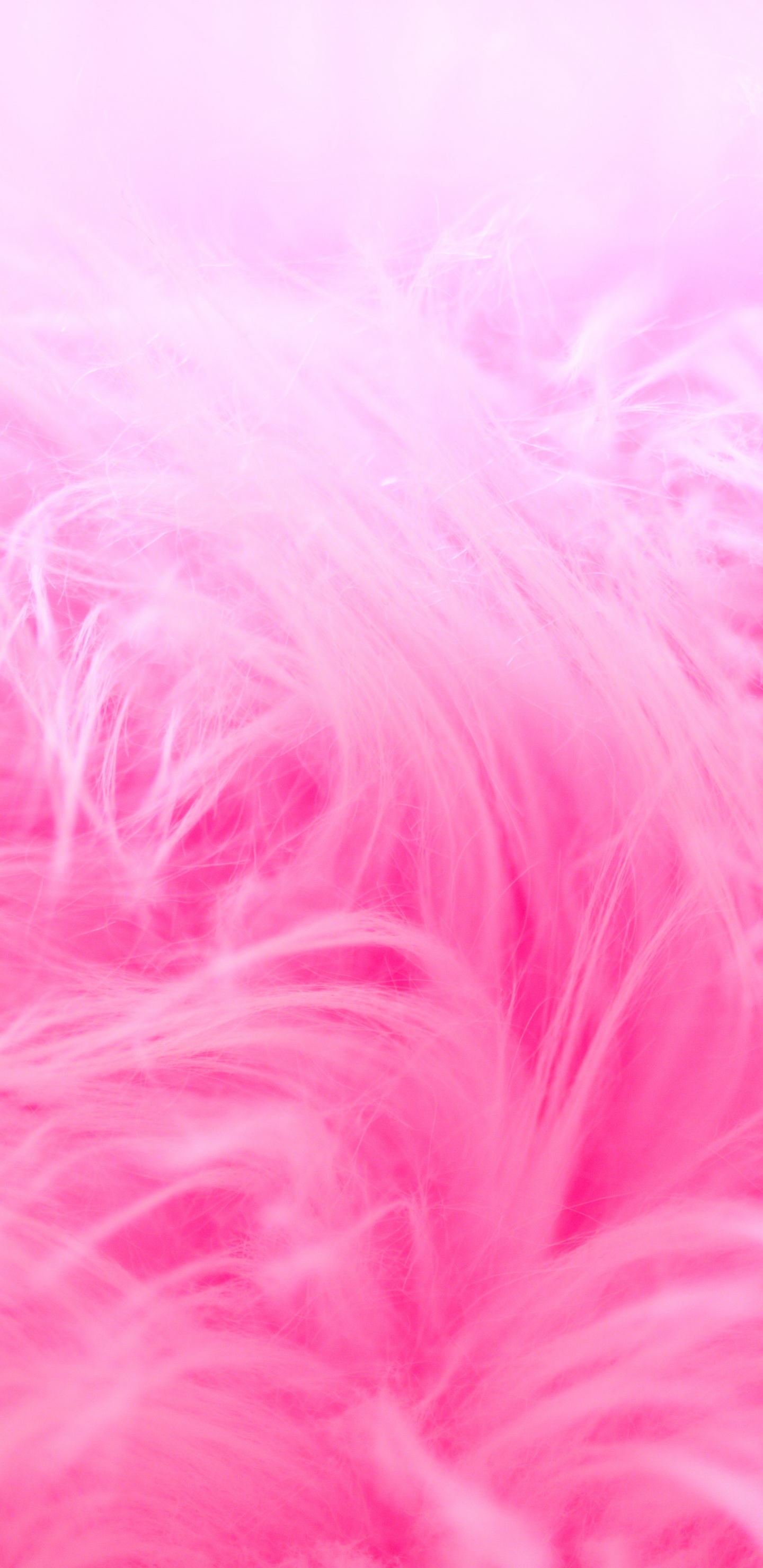 Rosa Und Weißer Pelztextil. Wallpaper in 1440x2960 Resolution