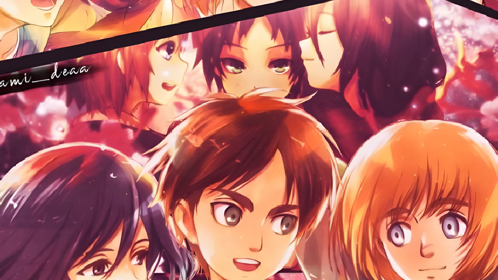 L'anime, Anime, Dessin Animé, L'Attaque Des Titans Eren Mikasa Armin, Eren Yeager. Wallpaper in 1920x1080 Resolution