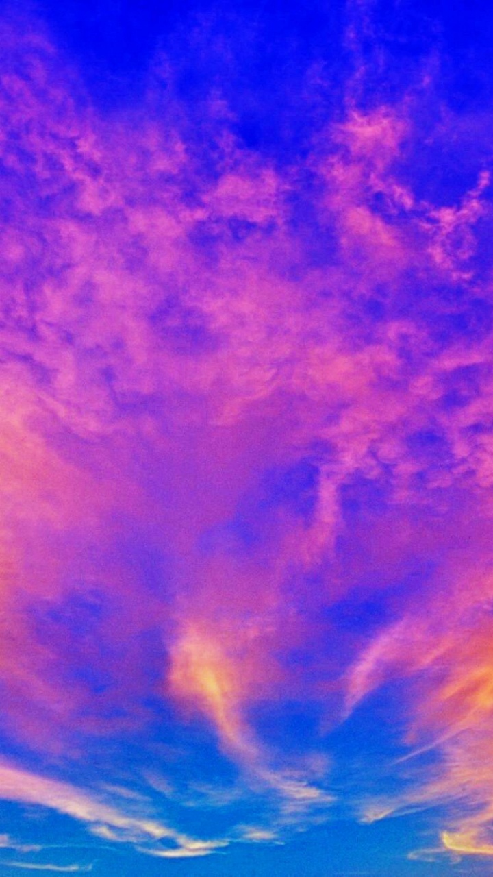 Blau-weiß Bewölkter Himmel. Wallpaper in 720x1280 Resolution