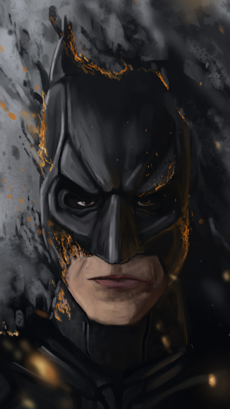 Person in Black Mask With White Clouds. Wallpaper in 750x1334 Resolution