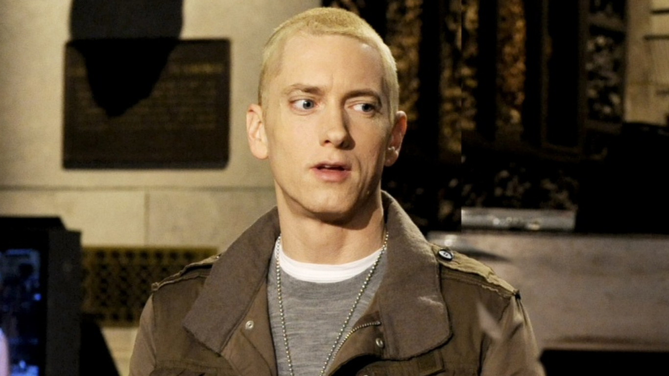 Eminem, la Música Hip Hop, Rapero, The Marshall Mathers Lp, el Slim Shady Lp. Wallpaper in 1366x768 Resolution