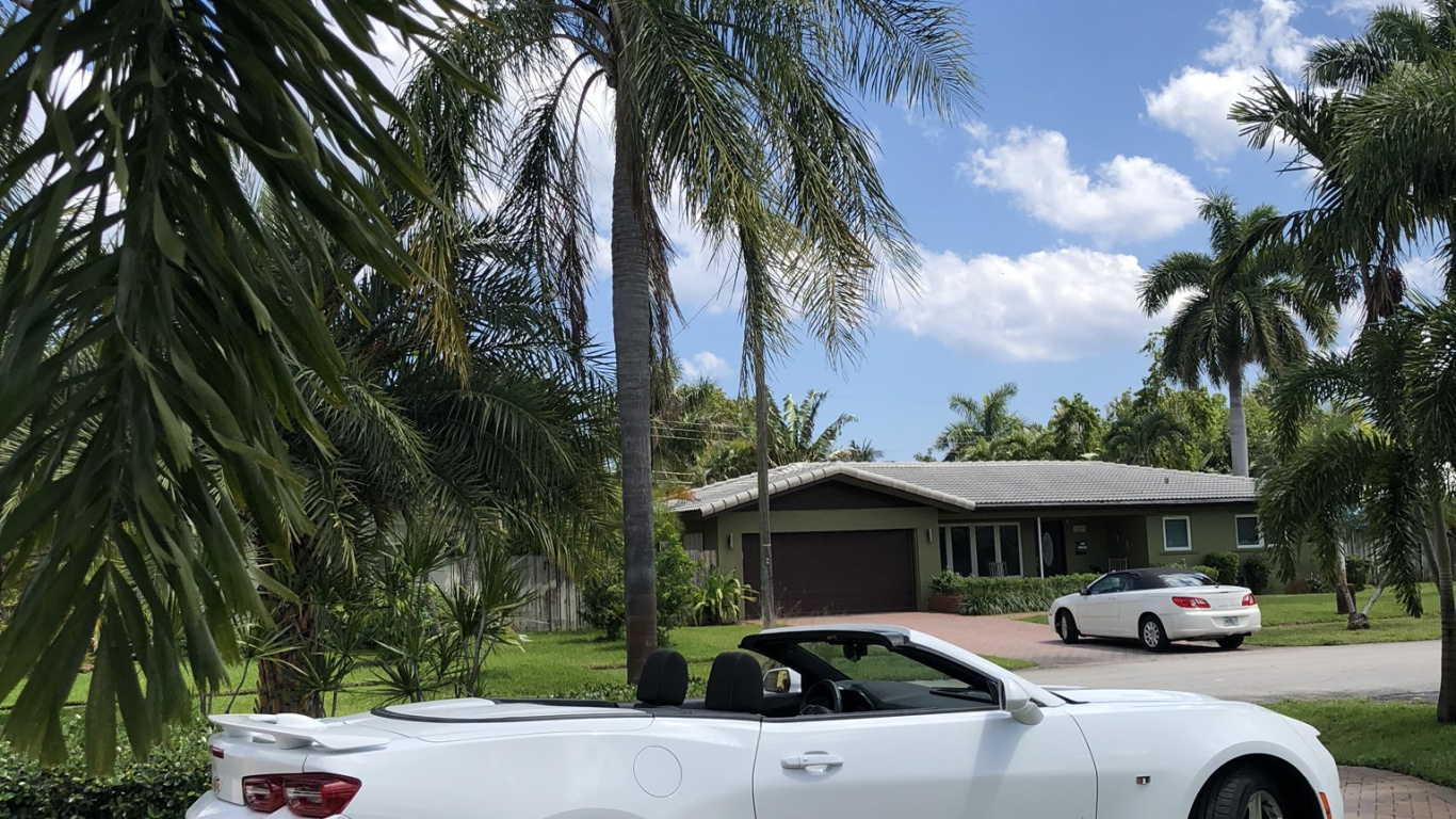 Chevrolet Camaro, Chevrolet, Miami, Convertible, King. Wallpaper in 1366x768 Resolution