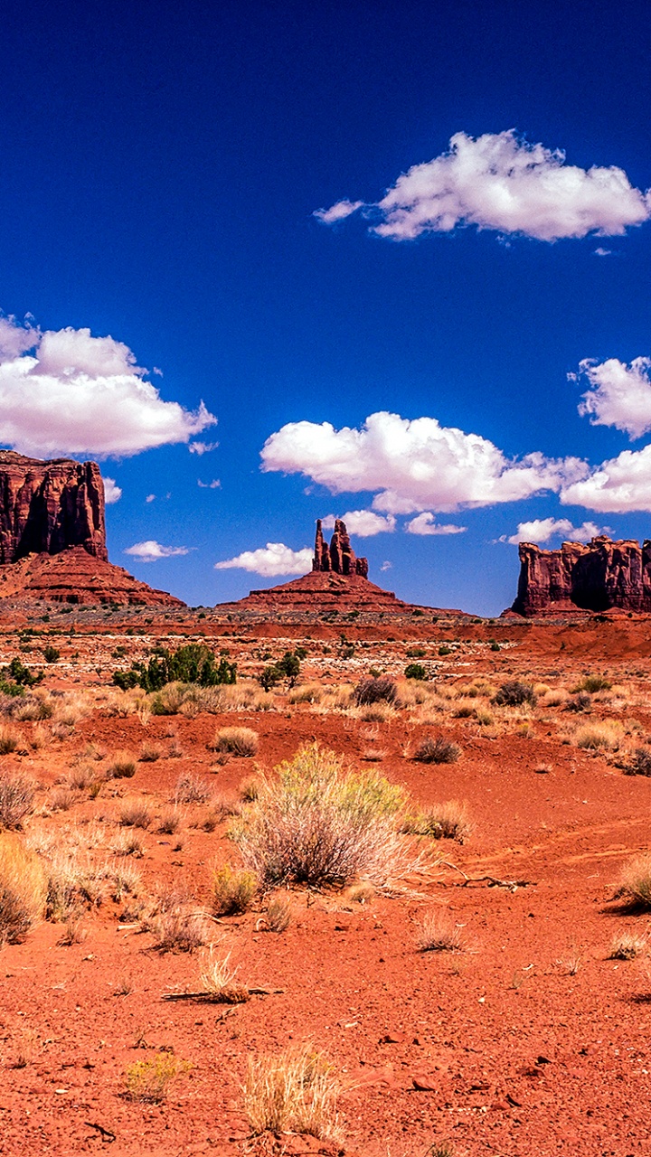 亚利桑那州, 荒野, 荒地, 天空, Oljato 壁纸 720x1280 允许
