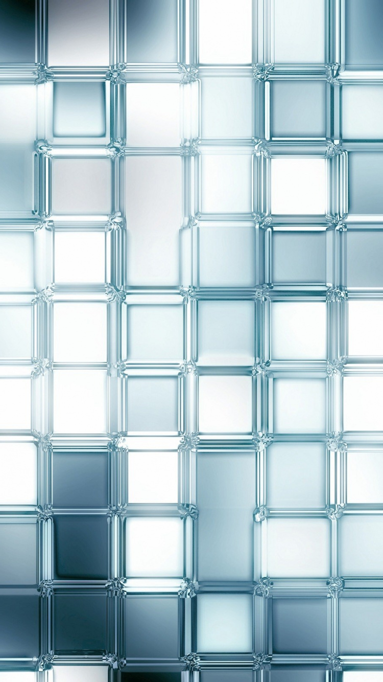 Schwarz-weiß Karierte Illustration. Wallpaper in 750x1334 Resolution