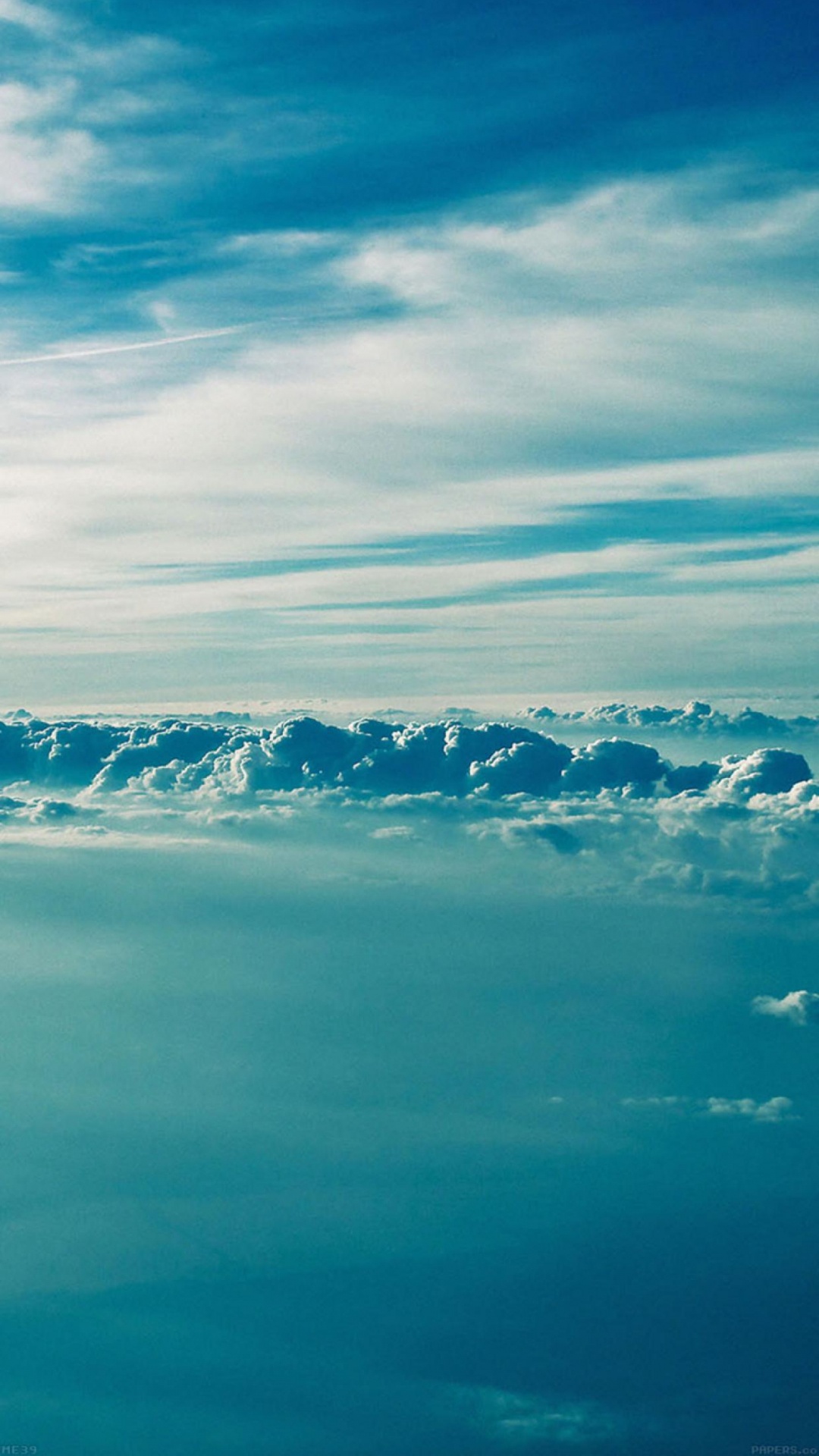 Apple, Blue, Turquoise, Daytime, Cloud. Wallpaper in 1080x1920 Resolution