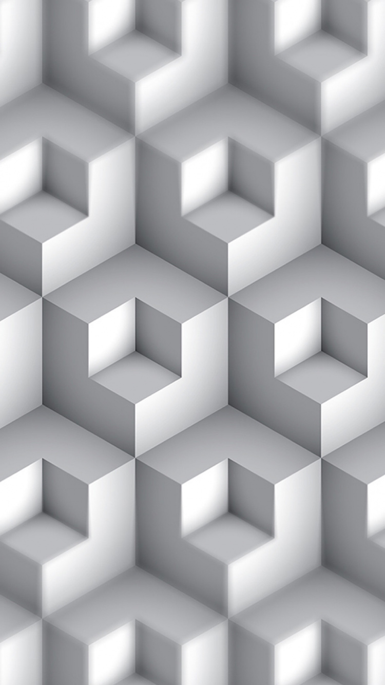 立方体, 连结5, 三维空间, 矩形, 料酒店 壁纸 750x1334 允许