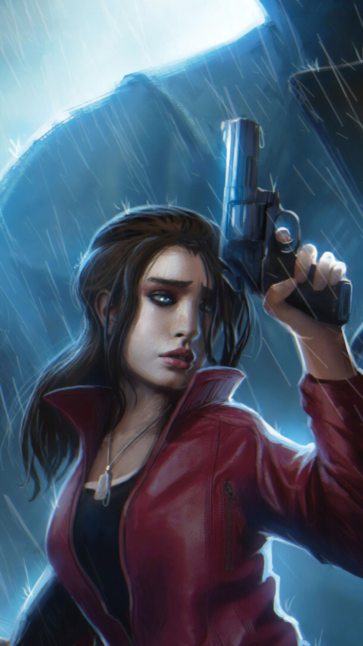 Resident Evil 2, Claire Redfield, Leon S Kennedy, Ada Wong, Pel. Wallpaper in 720x1280 Resolution