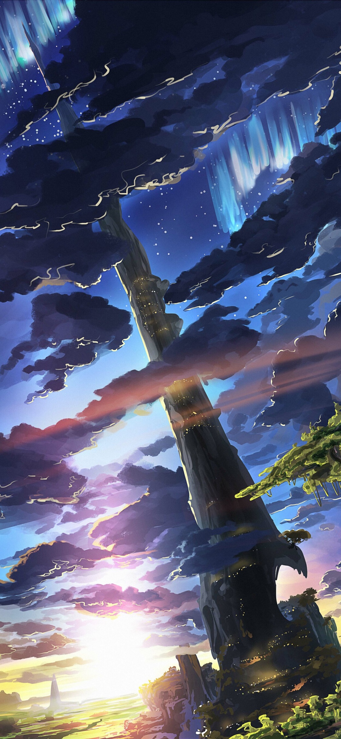 气氛, 光, 空间, 建筑, 地球的气氛 壁纸 1125x2436 允许