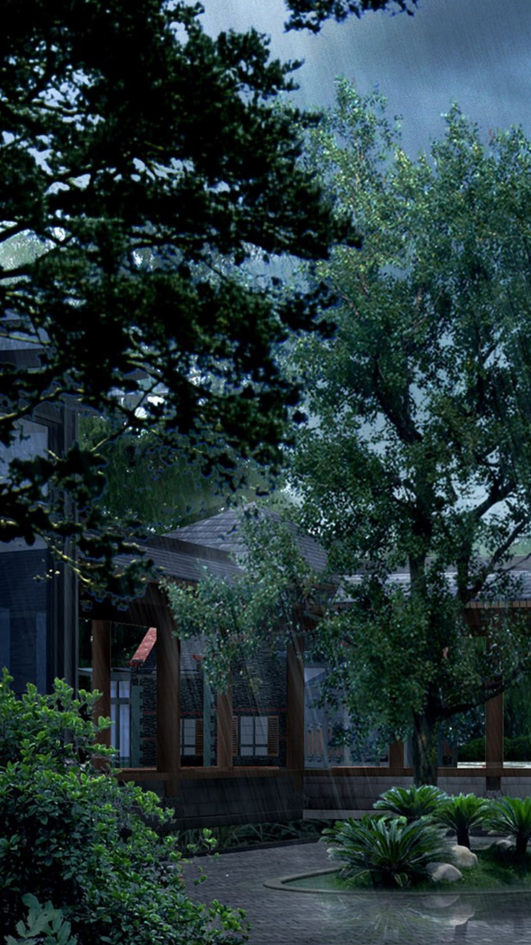 Naturaleza, Zona Residencial, Arquitectura, Edificio, Japon. Wallpaper in 1080x1920 Resolution