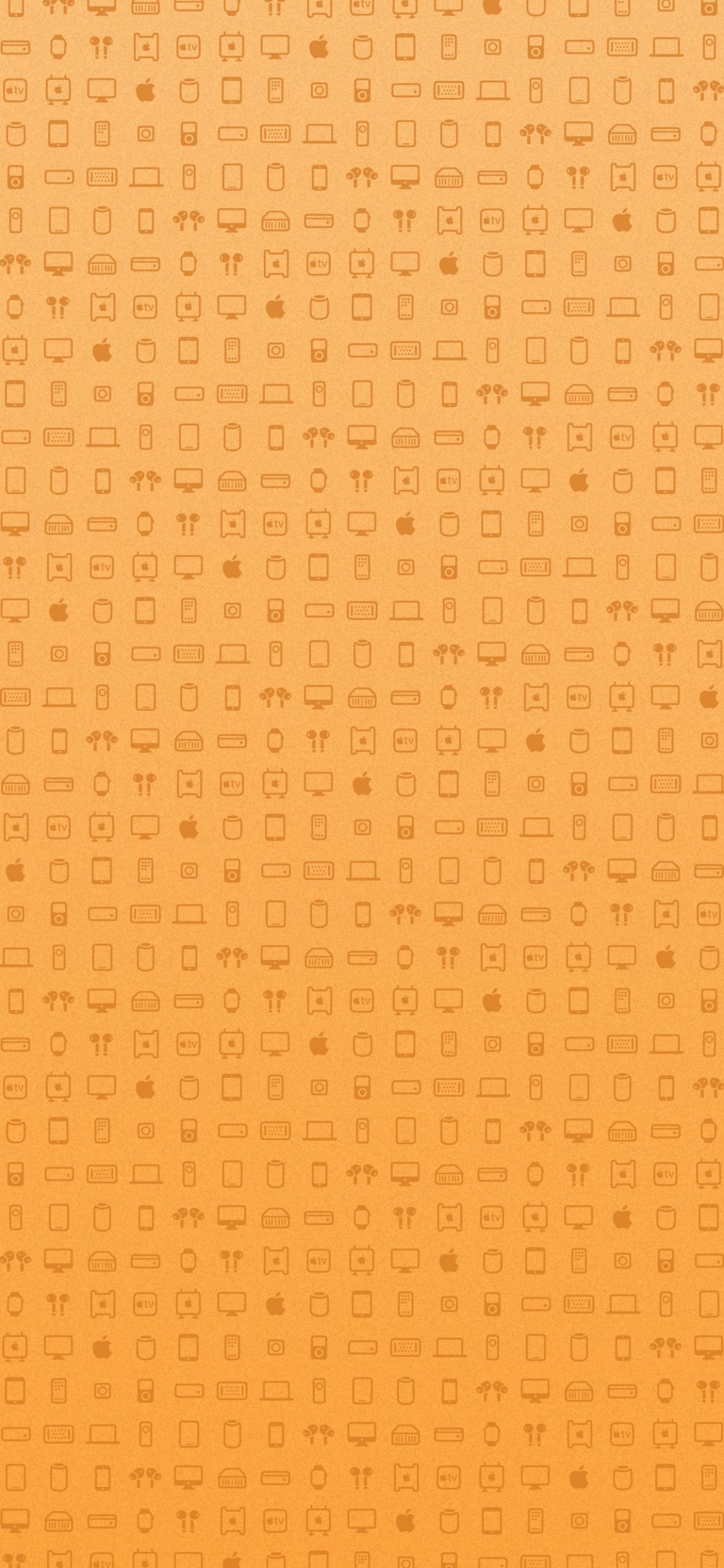 Orange, Apple, Brown, Ambre, Peach. Wallpaper in 1125x2436 Resolution