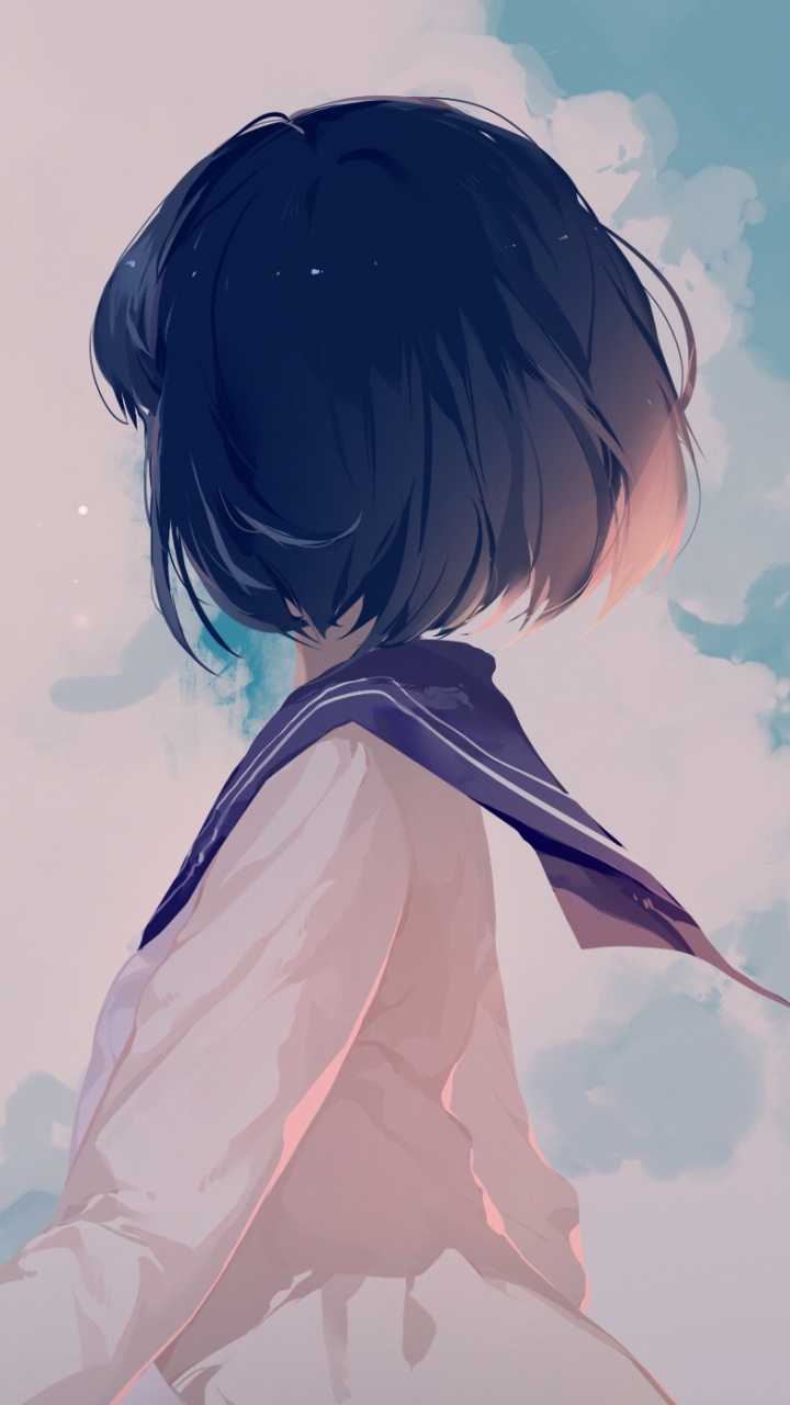 Weißhaariger Männlicher Anime-Charakter. Wallpaper in 720x1280 Resolution