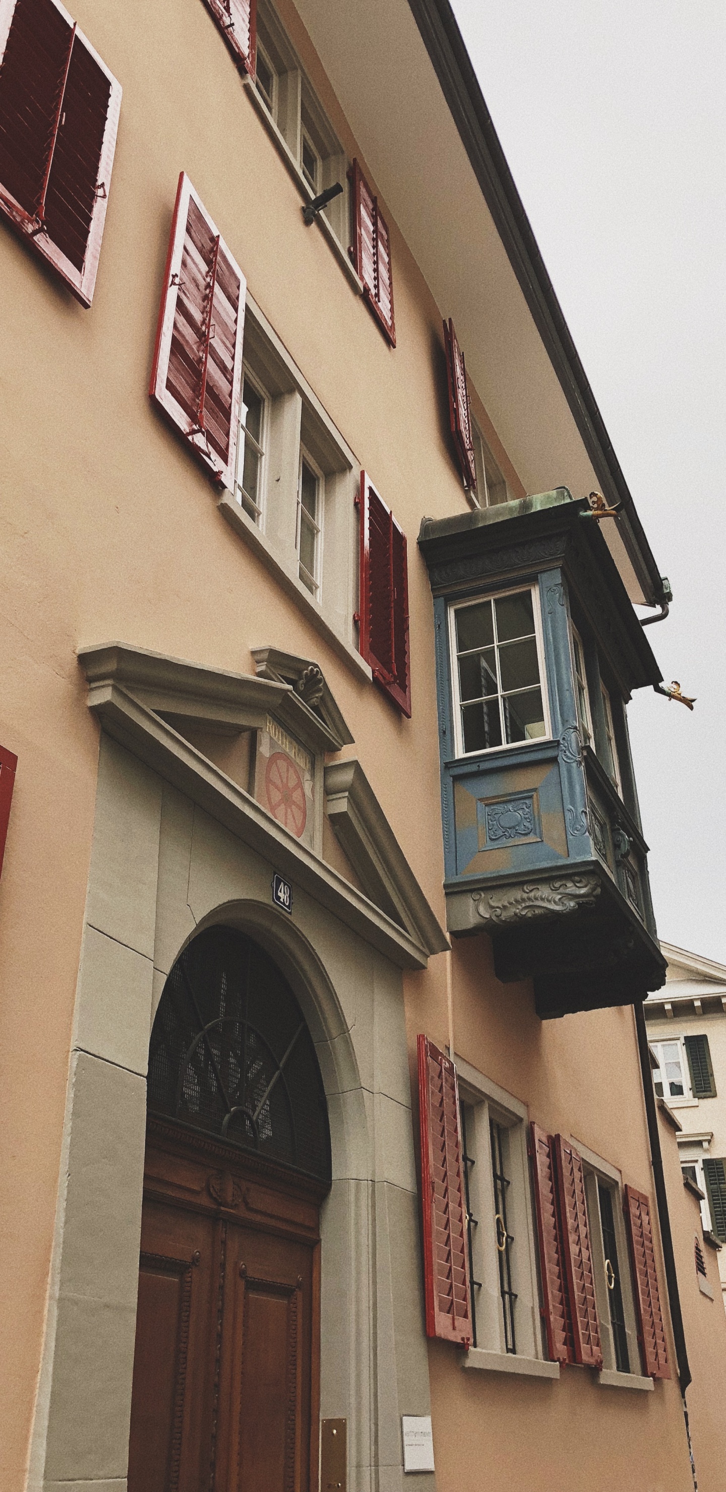 House, Balcony, Roof, Property, Facade. Wallpaper in 1440x2960 Resolution