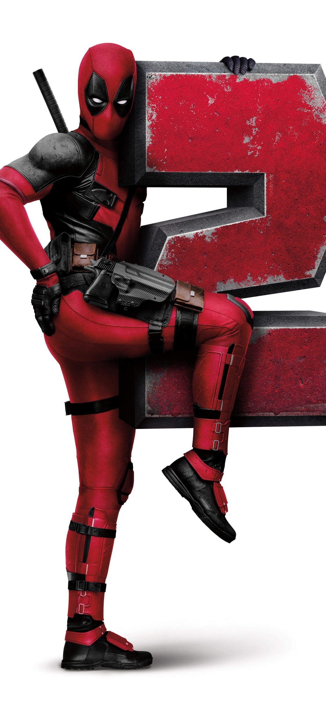 Homme de Fer Rouge et Noir. Wallpaper in 1125x2436 Resolution