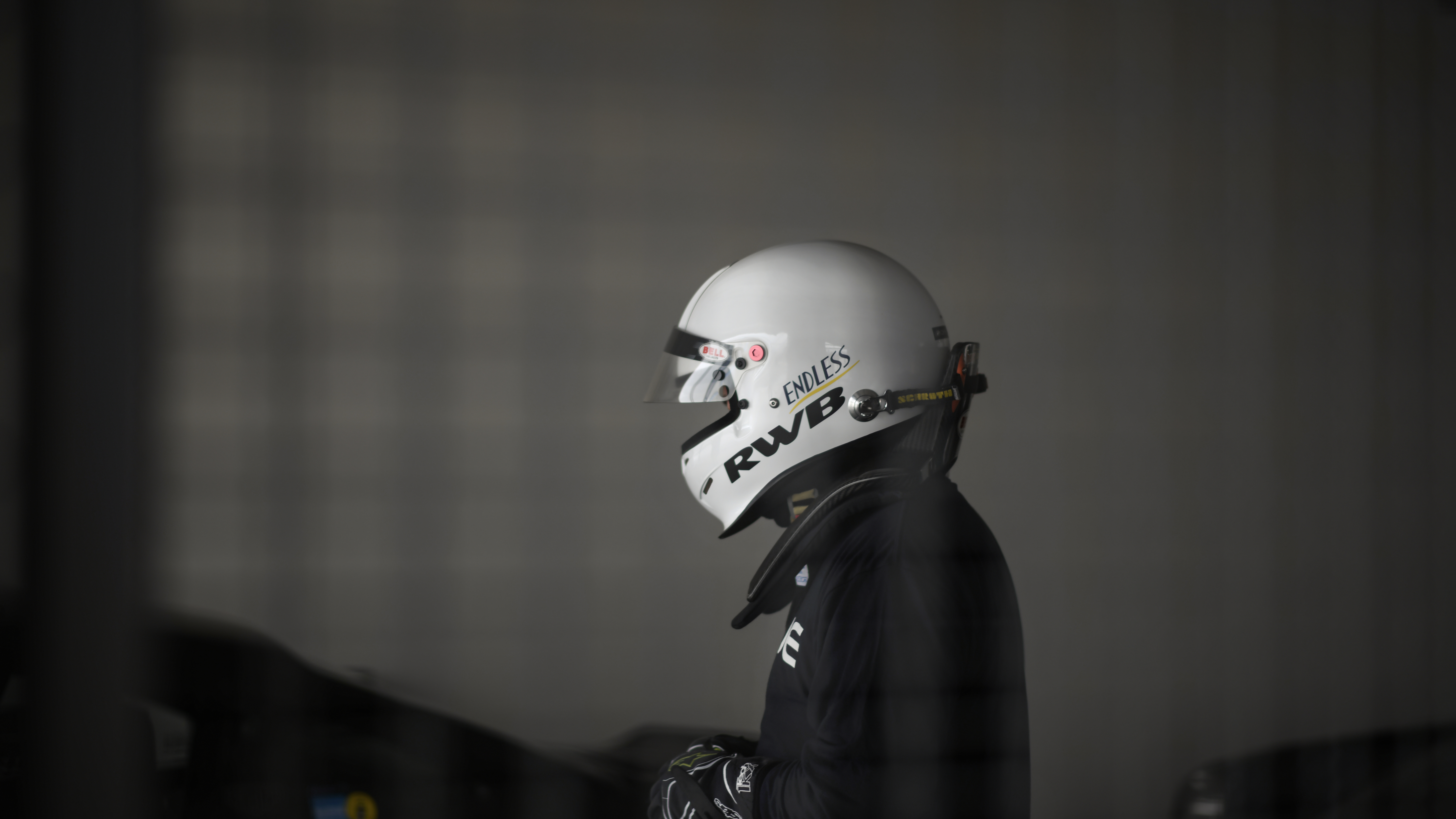 Person Wearing White Helmet and Black Jacket. Wallpaper in 7680x4320 Resolution