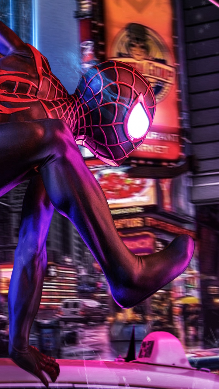 Spider Man 3 d Illustration. Wallpaper in 720x1280 Resolution