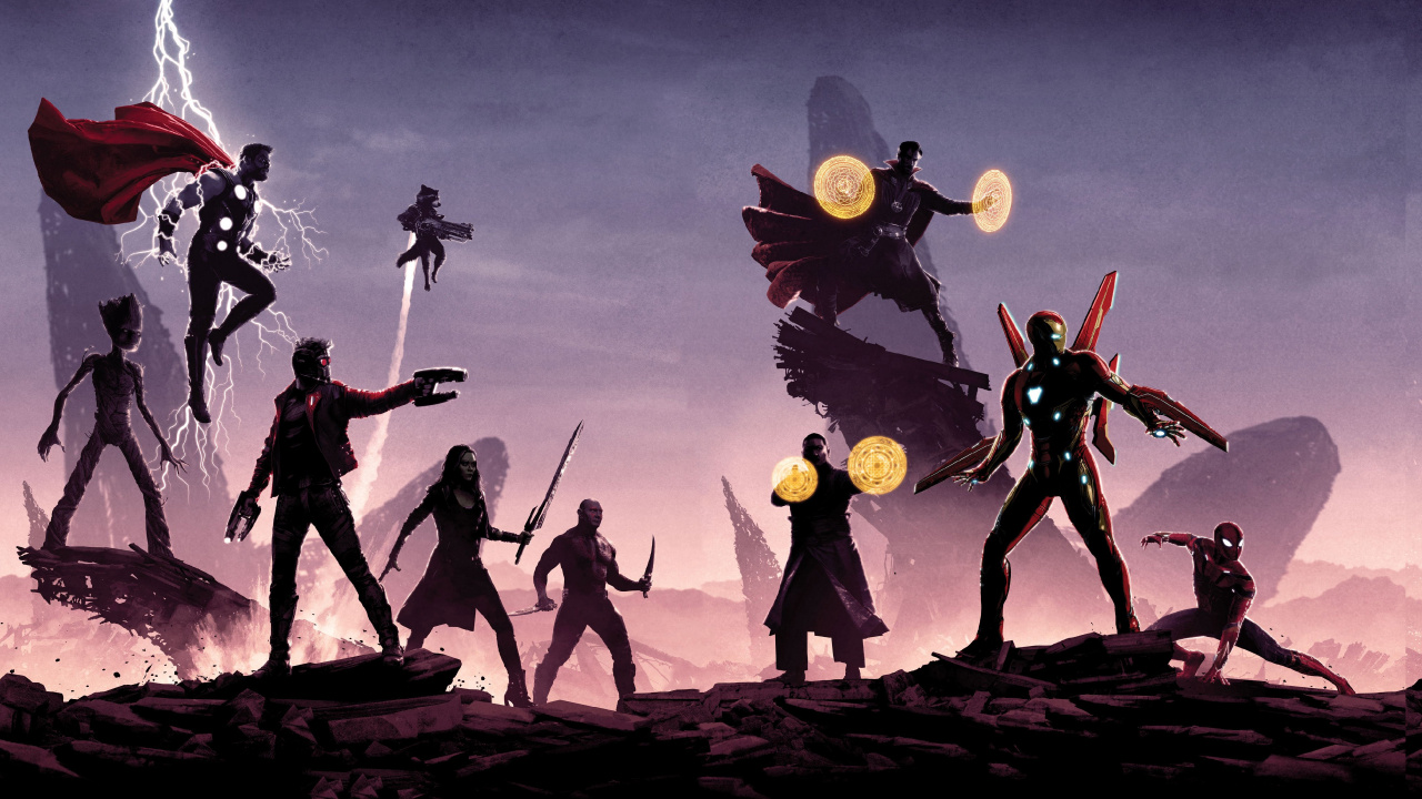 Leute am Strandufer Während Der Nachtzeit. Wallpaper in 1280x720 Resolution