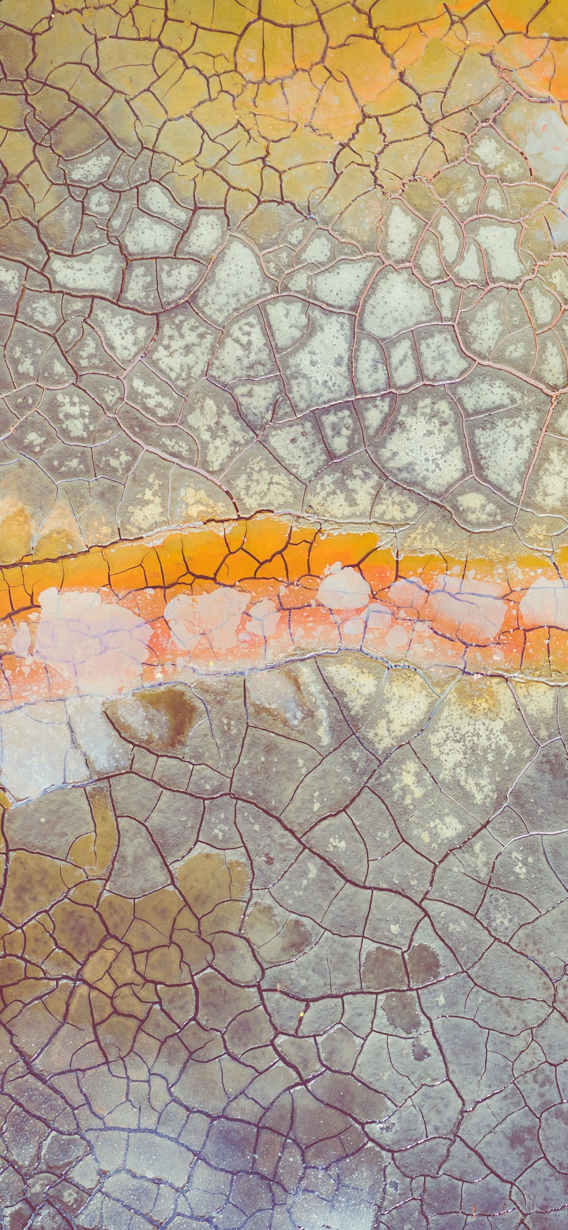 Pintura Abstracta Blanca y Marrón. Wallpaper in 1125x2436 Resolution