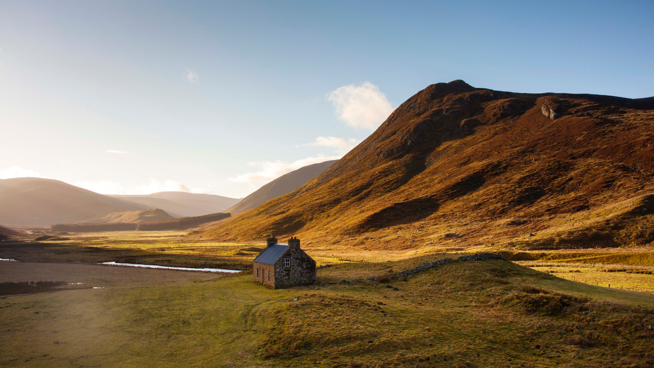 Highland, Chemin Des Highlands de L'ouest, Highlands, Paysage Naturel, Pente. Wallpaper in 1280x720 Resolution