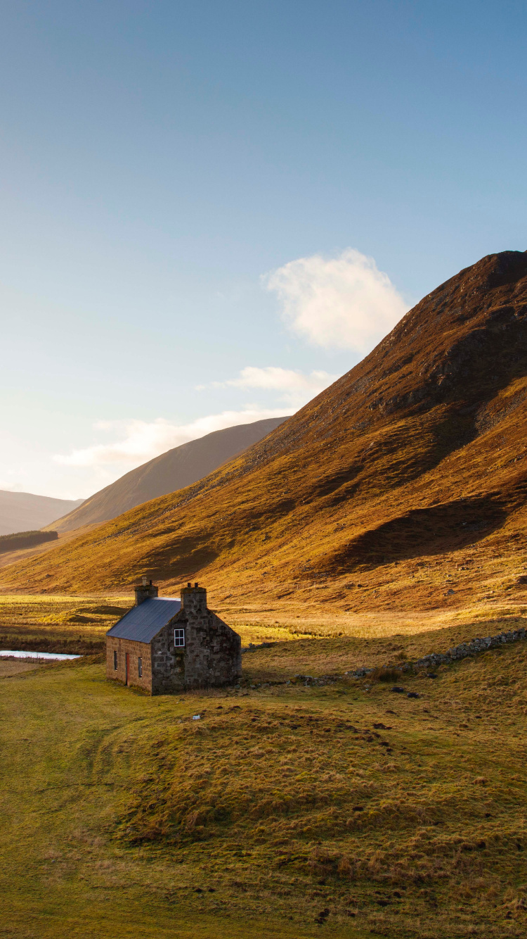 Highland, West Highland Way, Scottish Highlands, Cloud, Mountain. Wallpaper in 750x1334 Resolution