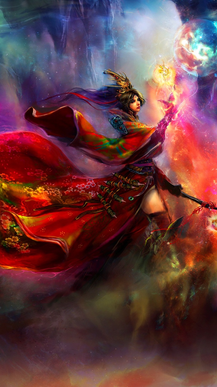 Peinture Abstraite Rouge et Noire. Wallpaper in 720x1280 Resolution