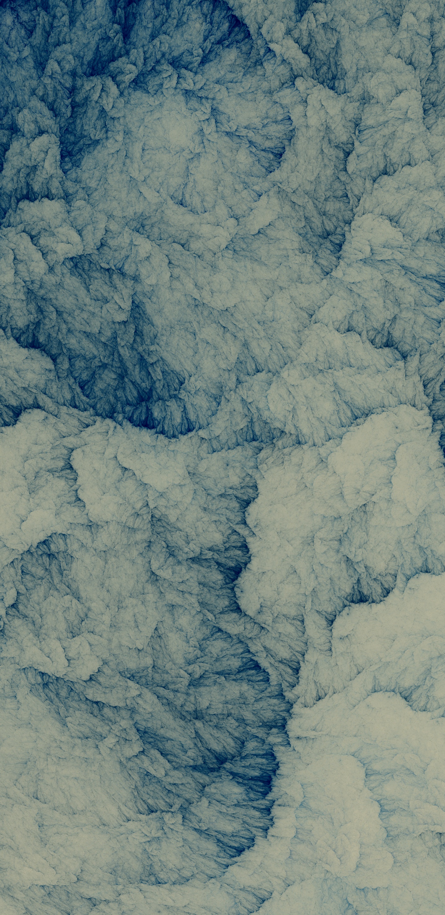 Pintura Abstracta Azul y Blanca. Wallpaper in 1440x2960 Resolution