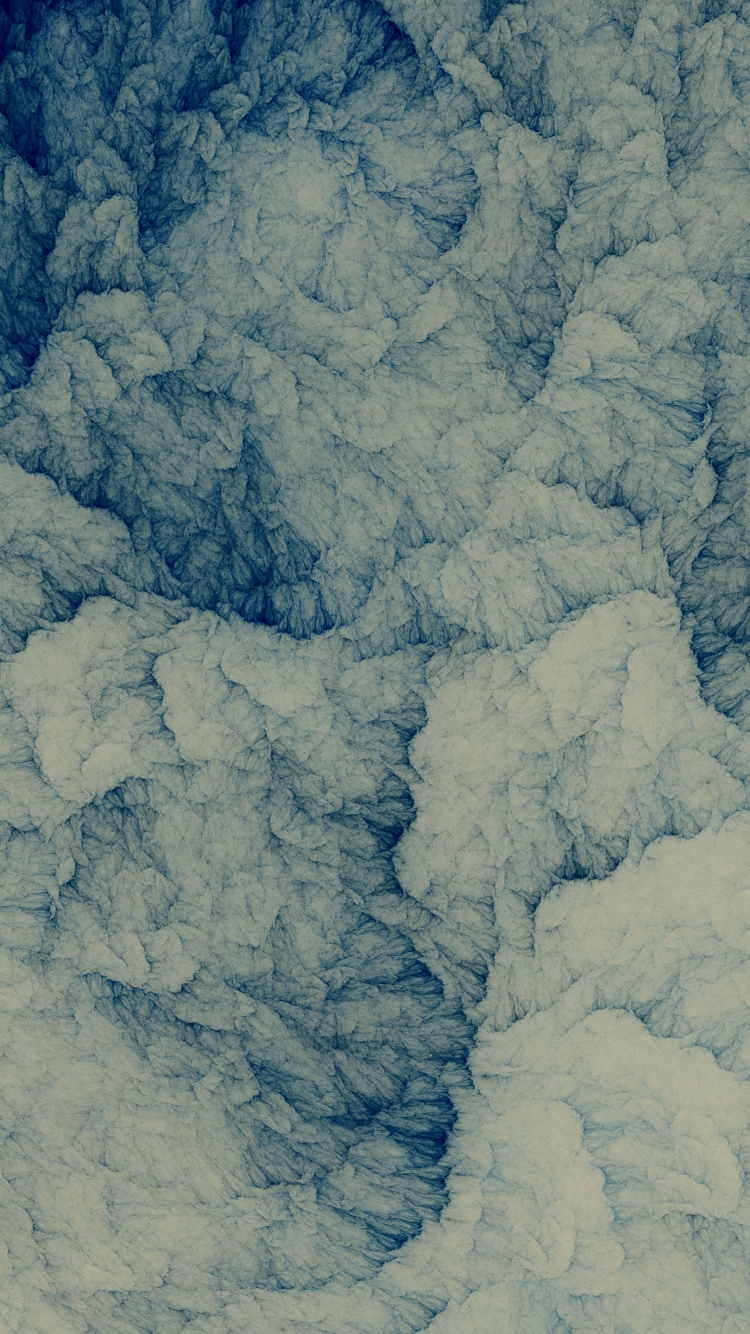 Pintura Abstracta Azul y Blanca. Wallpaper in 750x1334 Resolution