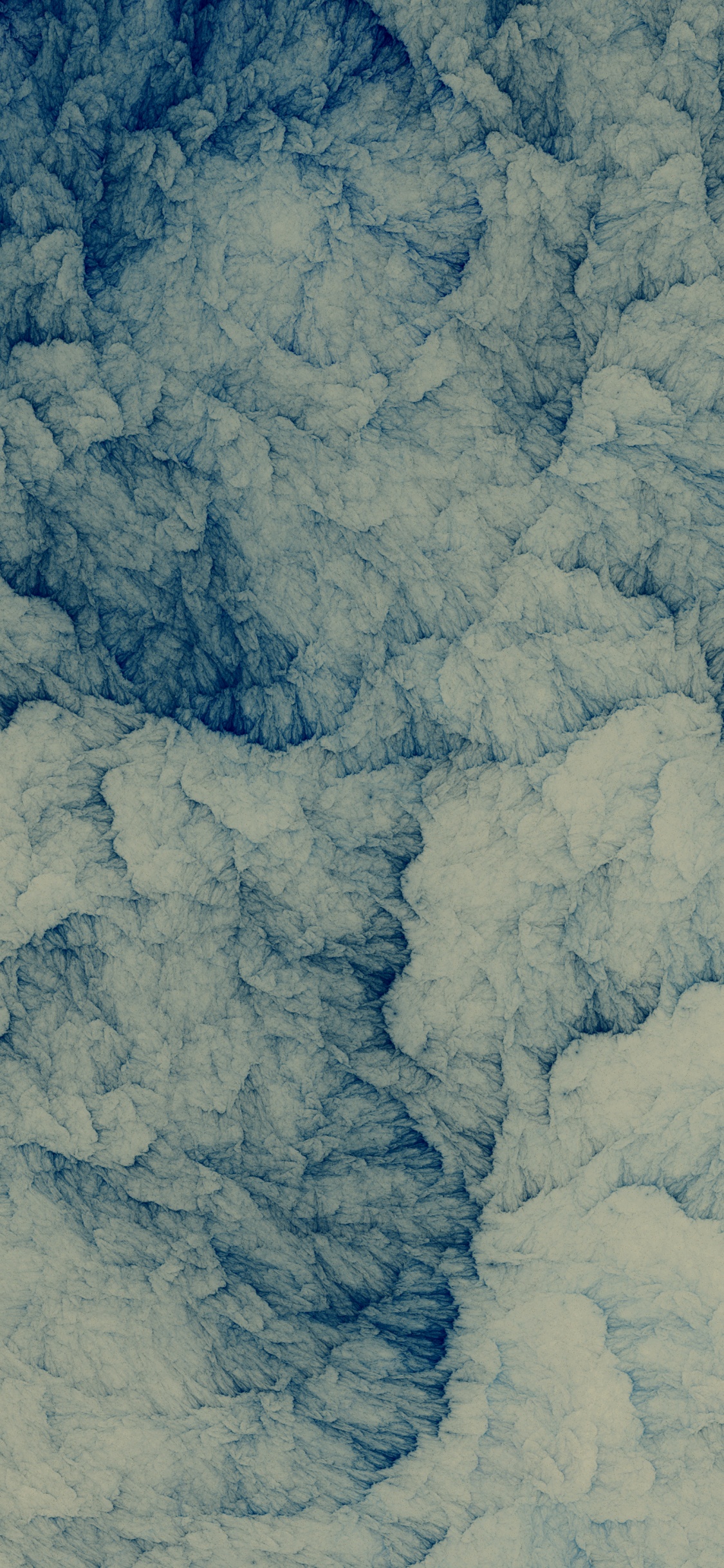Peinture Abstraite Bleue et Blanche. Wallpaper in 1125x2436 Resolution