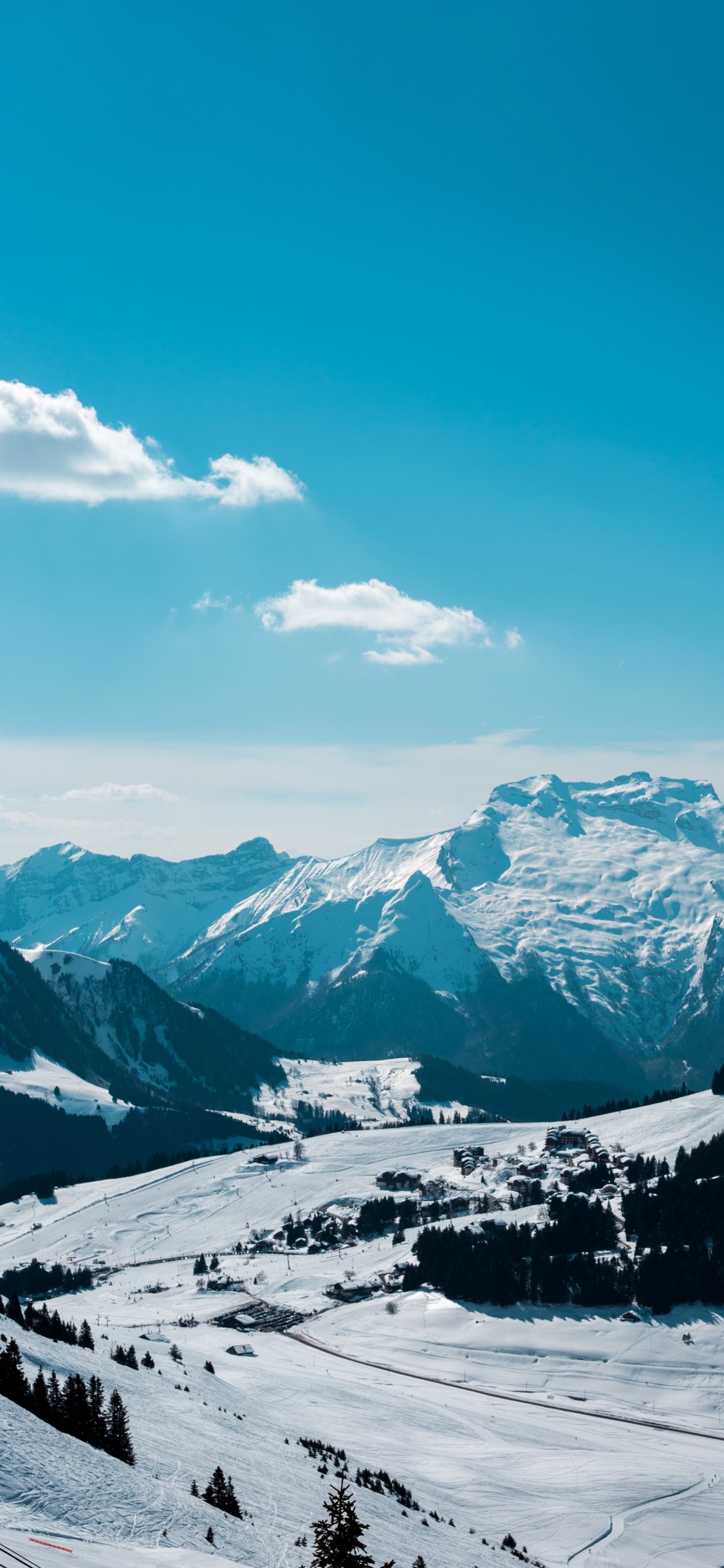智能手机, 安卓, 自然景观, 斜坡, 冰帽 壁纸 1125x2436 允许