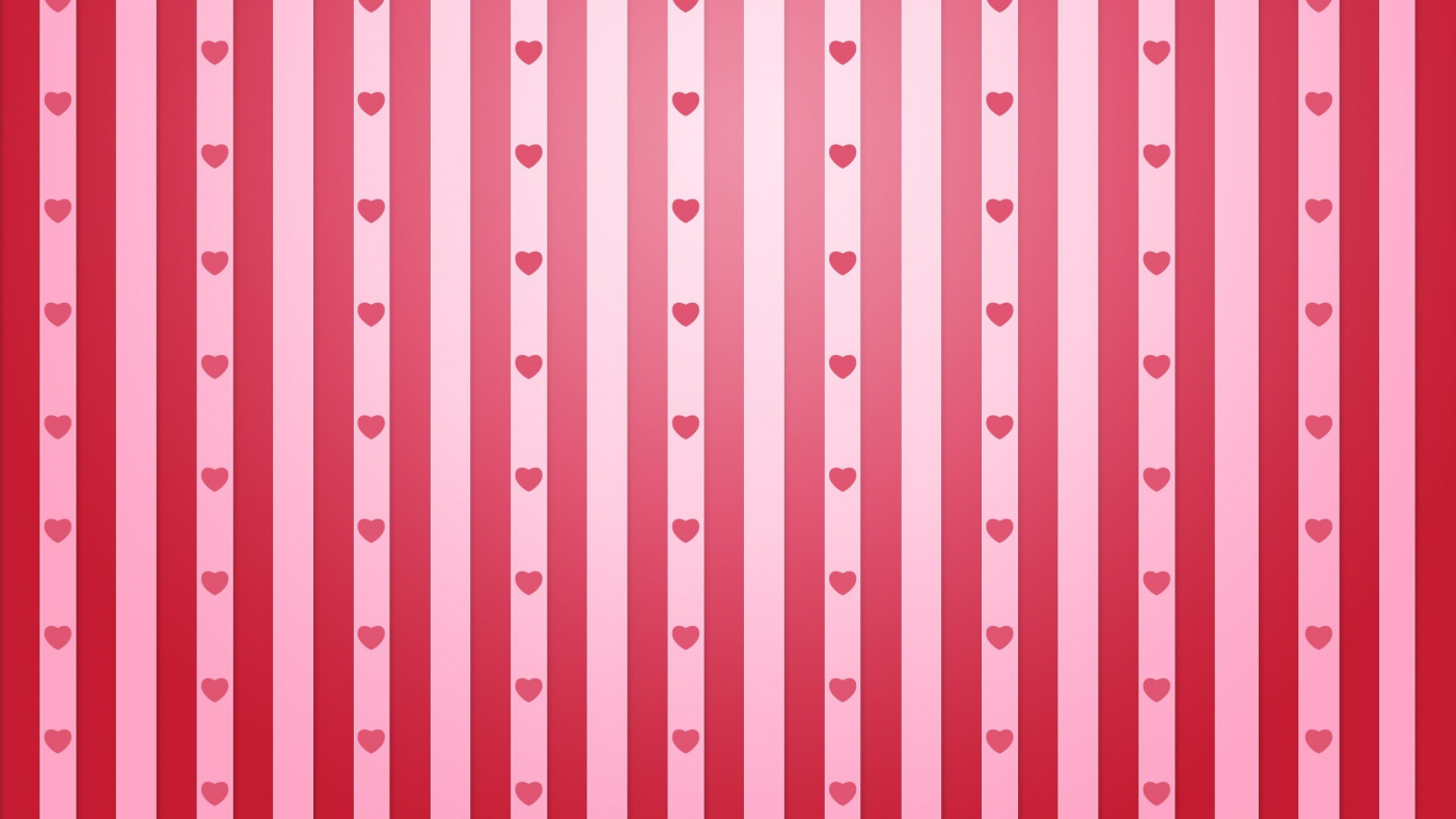 le Jour de Valentines, Red, Pink, Ligne, Conception. Wallpaper in 1366x768 Resolution