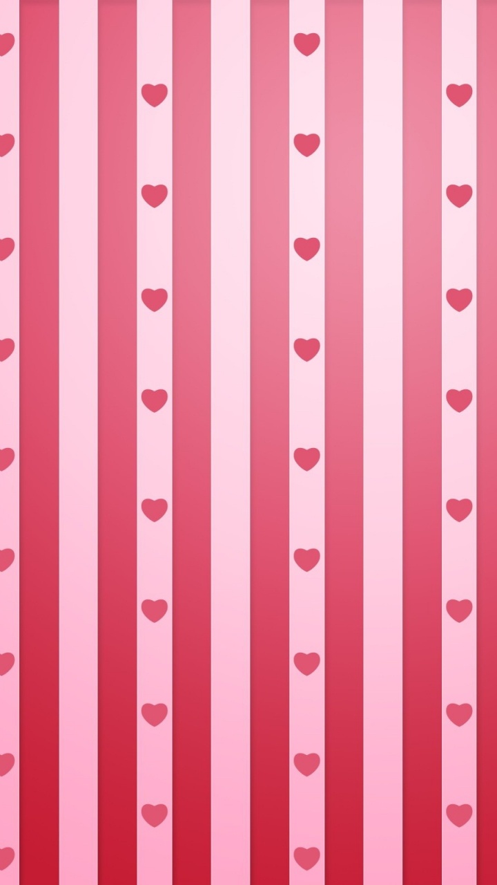 Valentines Day, Red, Pink, Pattern, Line. Wallpaper in 720x1280 Resolution