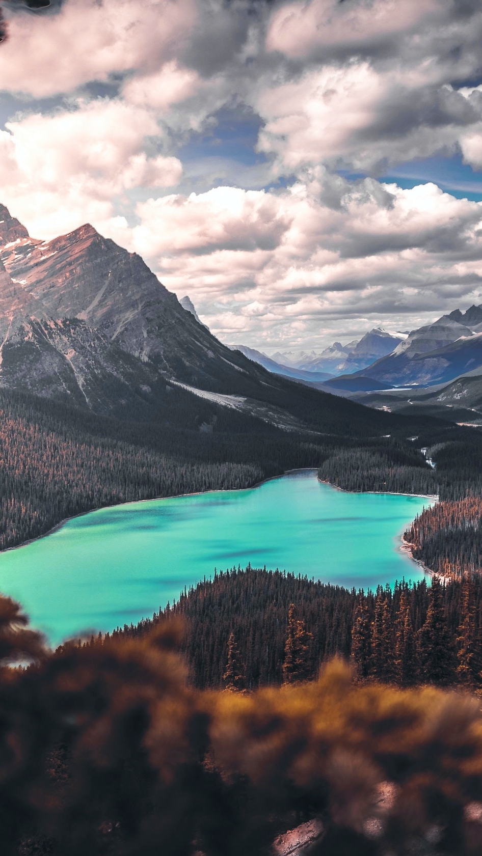 Wallpaper Moraine Lake, Banff, Canada, mountains, forest, 4k, Nature #15563