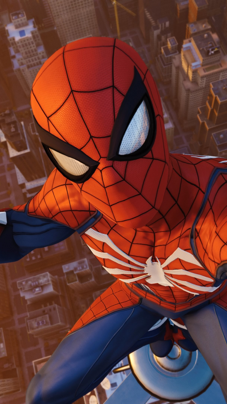 Spider-man, Superhéroe, Protagonista, la Ficción, Iron Man. Wallpaper in 750x1334 Resolution