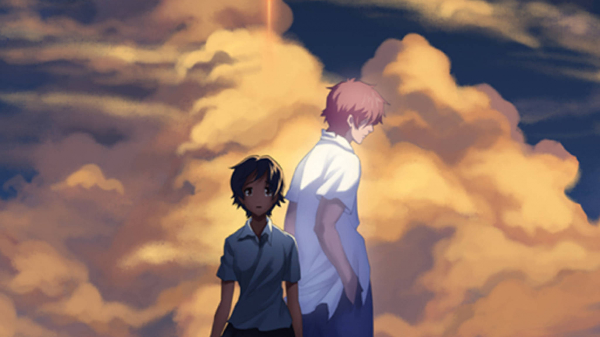 Mädchen, Das Durch Die Zeit Gesprungen Ist, Anime, Chiaki Mamiya, Kunst, Cloud. Wallpaper in 1920x1080 Resolution