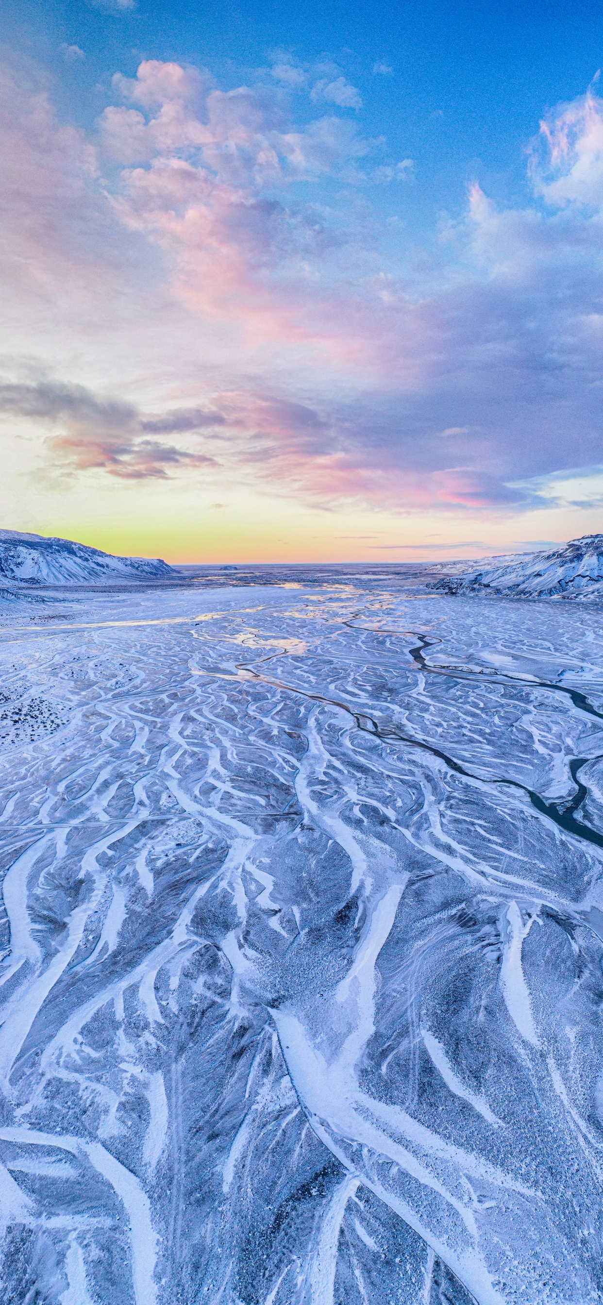 Glacier, Iceland, Nature, Natural Environment, Natural Landscape. Wallpaper in 1242x2688 Resolution