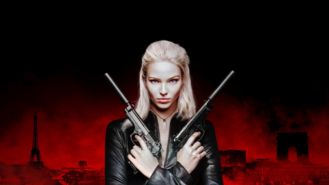 Anna Movie, Sasha Luss, Anna, 2019, Action. Wallpaper in 1366x768 Resolution