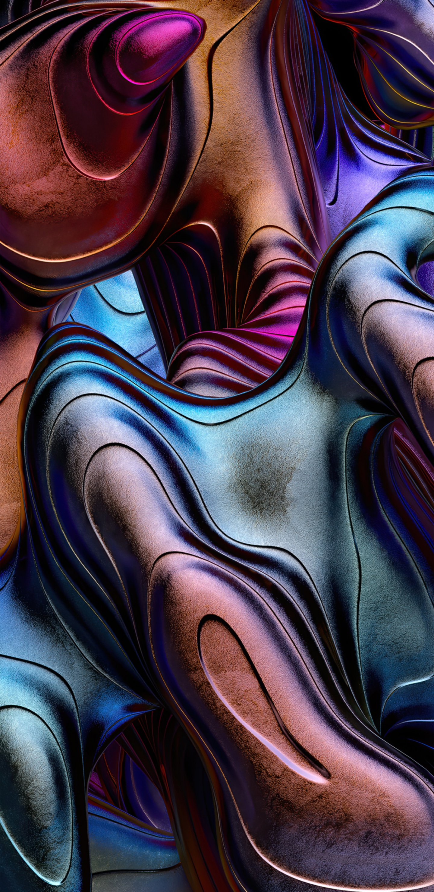 Fraktale Kunst, Digitale Kunst, Purpur, Textil, Farbe. Wallpaper in 1440x2960 Resolution