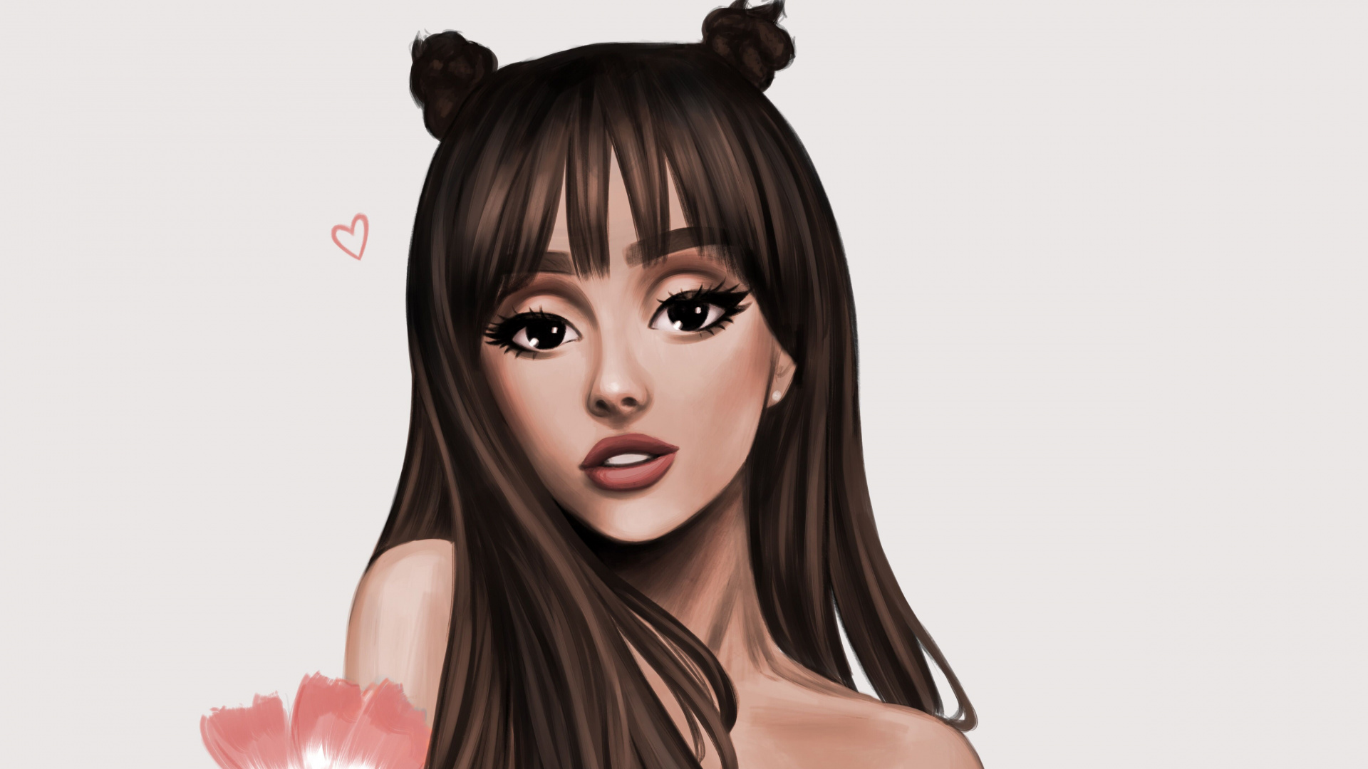 Ariana Grande, Zeichnung, Kunst, Digitale Kunst, Haar. Wallpaper in 1920x1080 Resolution
