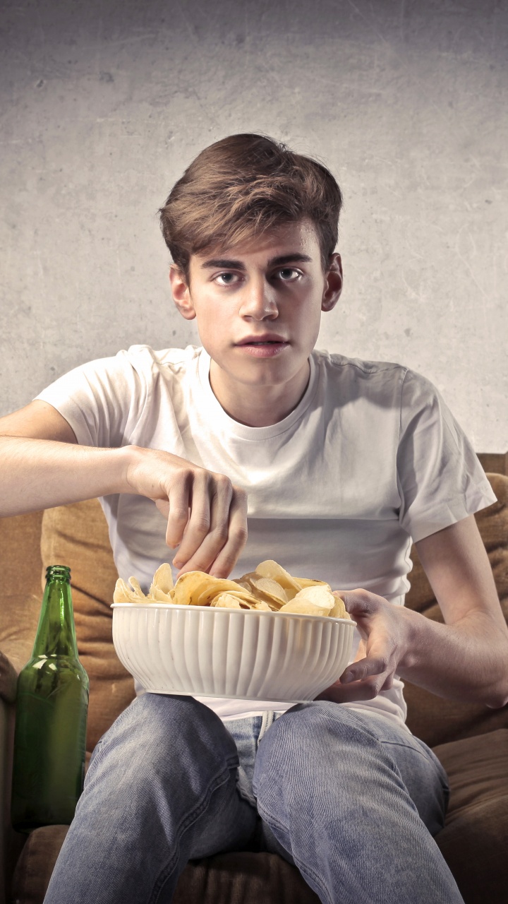 Sitting, Eating, Food, Disease, Beer. Wallpaper in 720x1280 Resolution