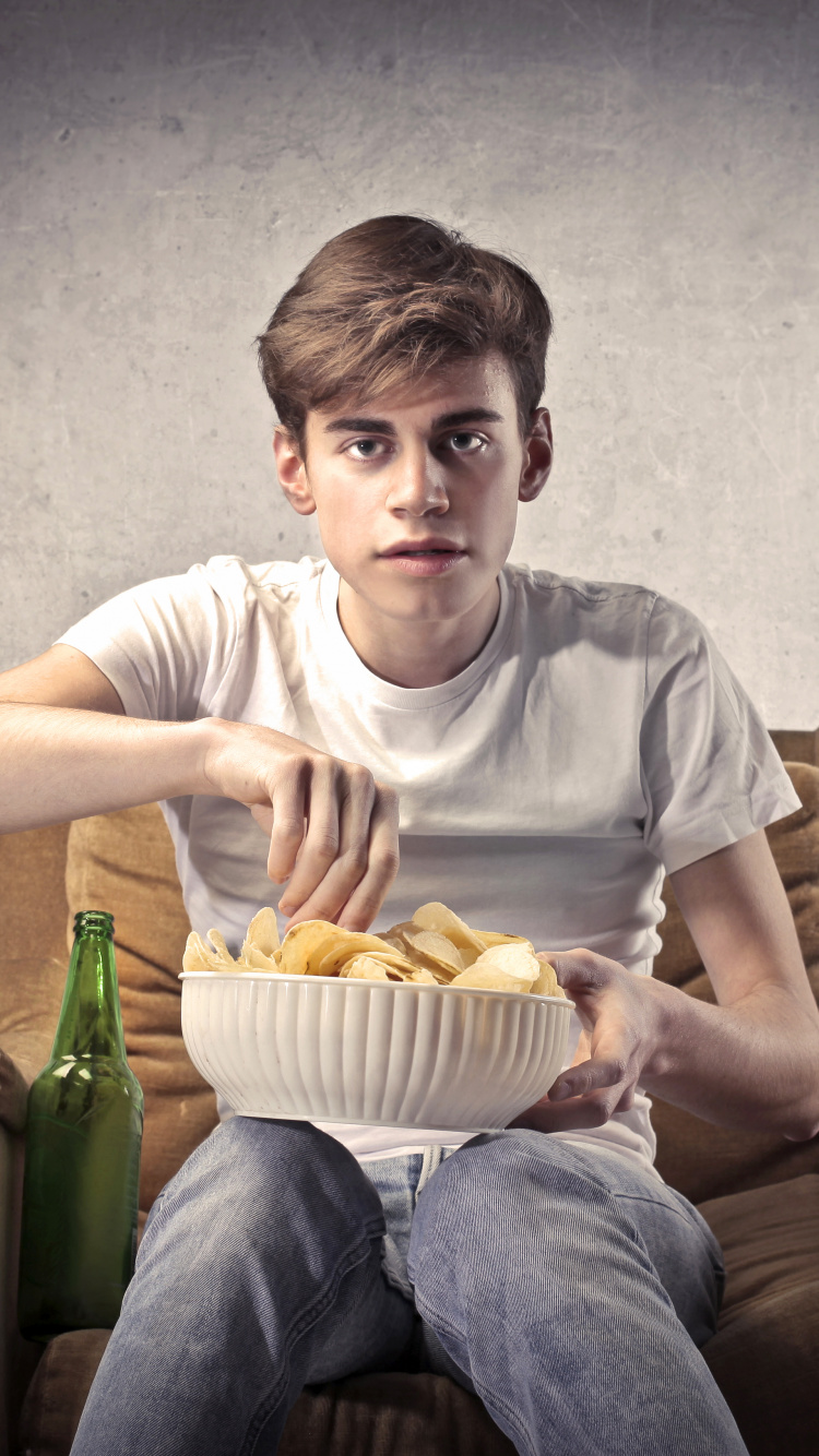 Sitting, Eating, Food, Disease, Beer. Wallpaper in 750x1334 Resolution