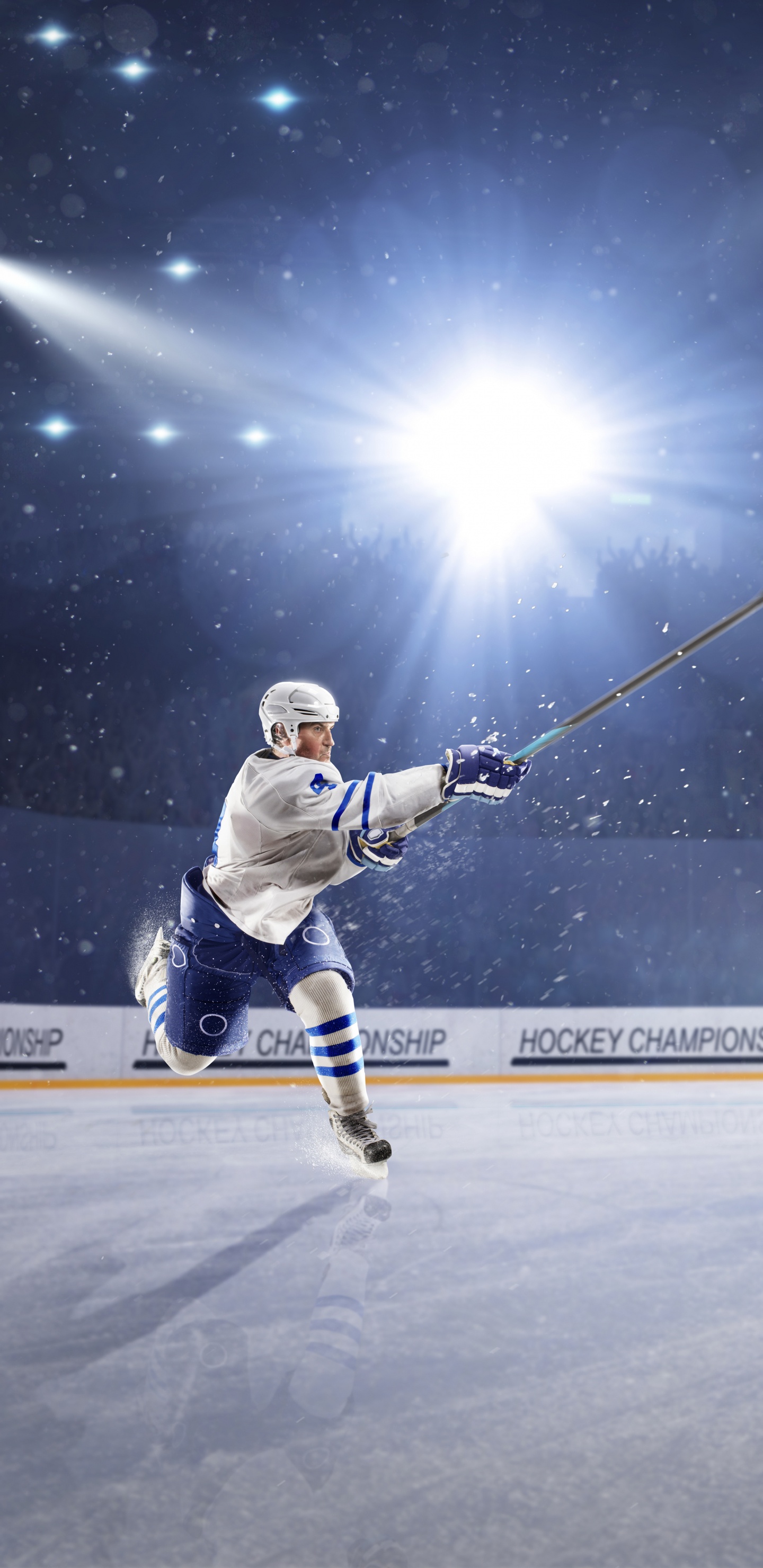 Man in Blue and White Jersey Shirt Riding on Red Skateboard. Wallpaper in 1440x2960 Resolution