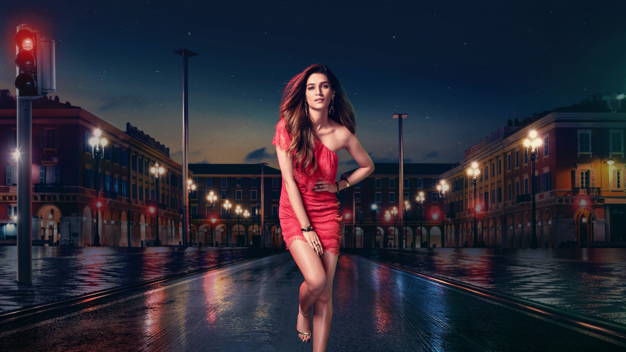 Bollywood, Schauspieler, Nacht, Mitternacht, Mädchen. Wallpaper in 1280x720 Resolution