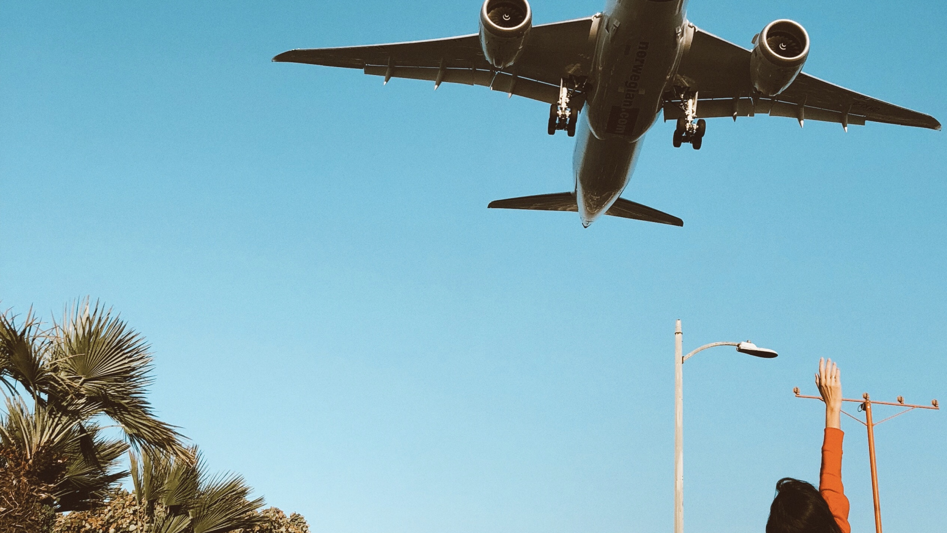 Los Angeles, Airplane, Air Travel, Aircraft, Wide Body Aircraft. Wallpaper in 1920x1080 Resolution