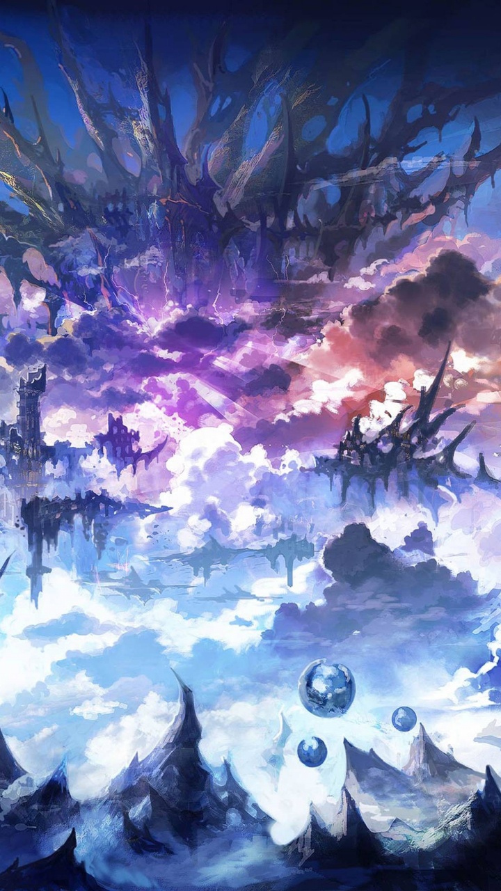 Green Trees and White Snow Painting. Wallpaper in 720x1280 Resolution