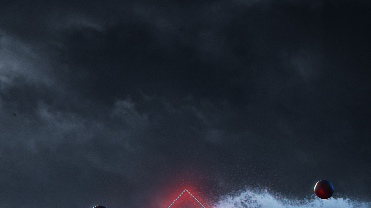 Water, Sea, Cloud, Atmosphere, Lava. Wallpaper in 1280x720 Resolution