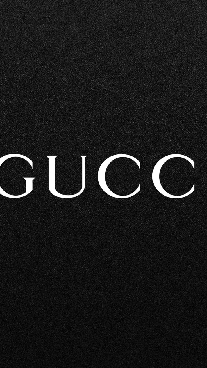 Logotipo, Negro, Gucci, Texto, Marca. Wallpaper in 720x1280 Resolution