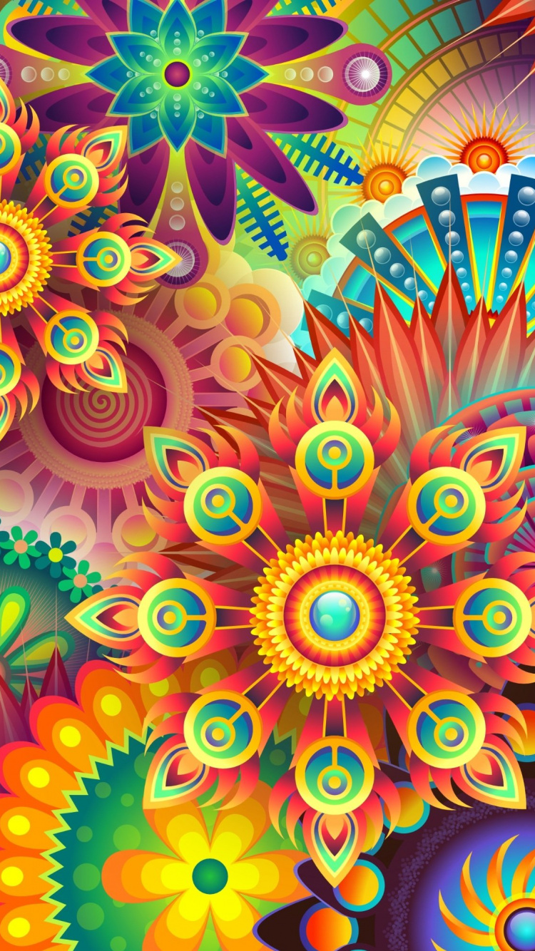 Color Digital Art, Digital Art, Art, Painting, Color. Wallpaper in 750x1334 Resolution