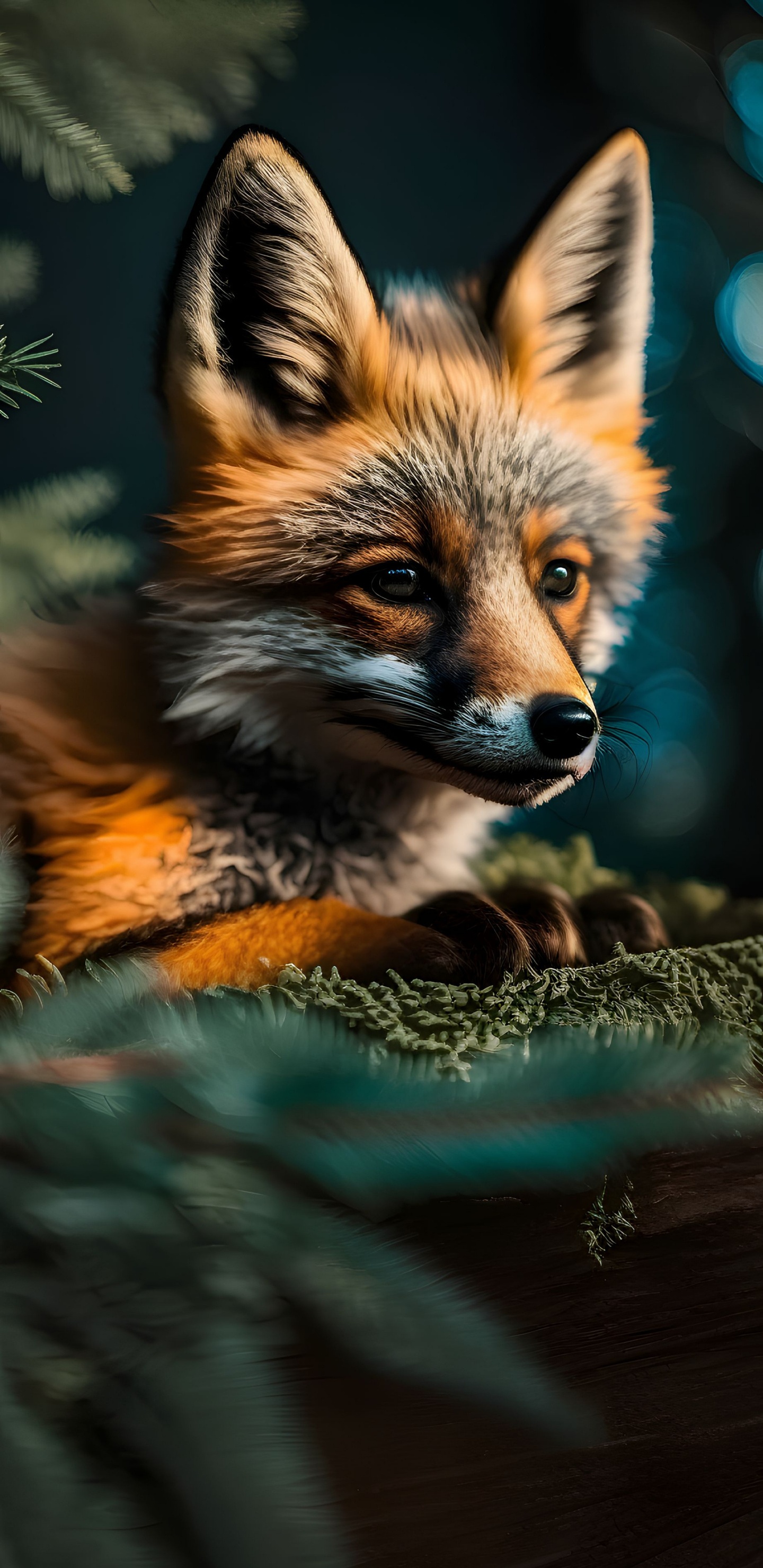 Red Fox, le Renard Arctique, Table, Fox, Renard Véloce. Wallpaper in 1440x2960 Resolution