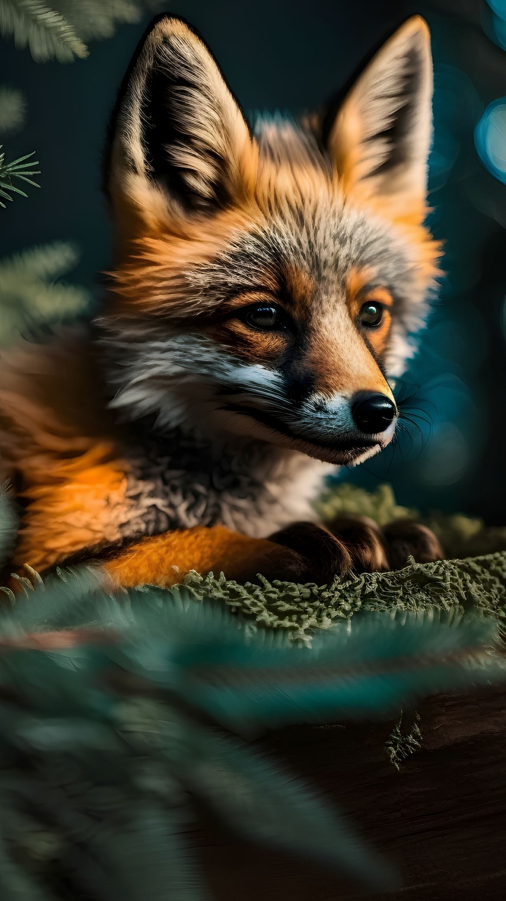 Red Fox, le Renard Arctique, Table, Fox, Renard Véloce. Wallpaper in 720x1280 Resolution