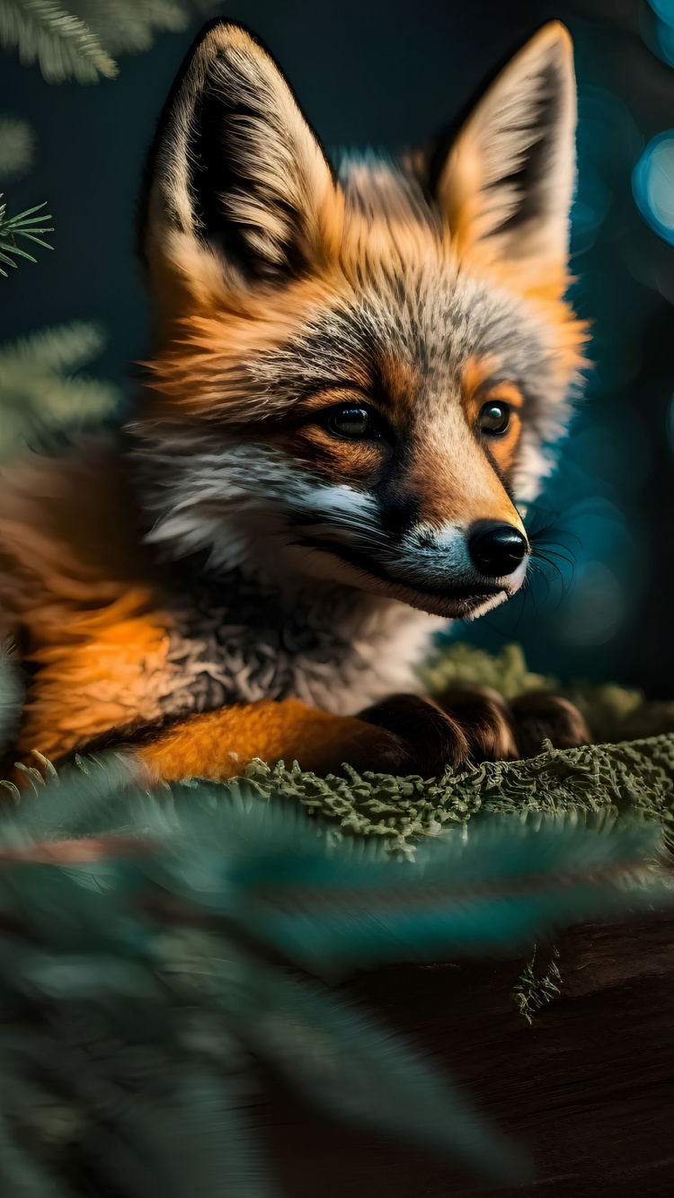 Red Fox, le Renard Arctique, Table, Fox, Renard Véloce. Wallpaper in 750x1334 Resolution