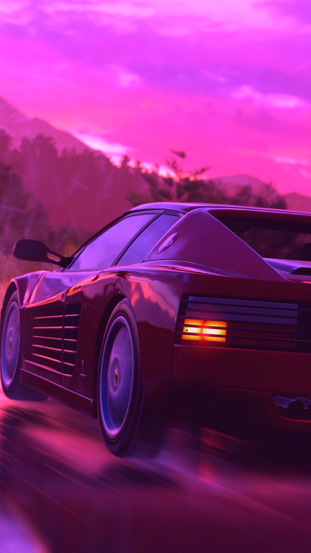 超级跑车, 法拉利Testarossa, 2018法拉利488车, Ferrari 壁纸 1080x1920 允许